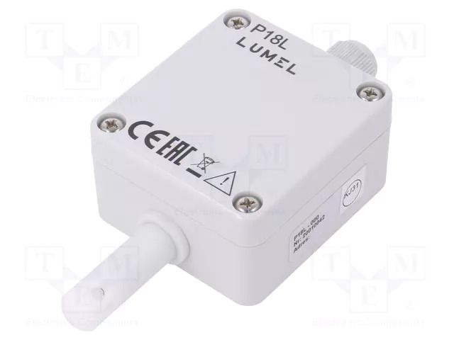 Converter: temperature or humidity; 19÷30VDC; Temp: -20÷60°C LUMEL P18L-000