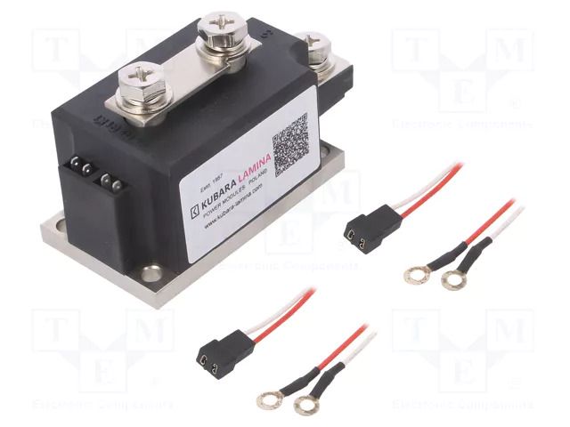 Module: thyristor; double series; 1.6kV; 260A; Ifmax: 408A; 52MM KUBARA LAMINA MTC-260-16
