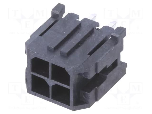 Connector: wire-board; socket; male; PIN: 4; Micro-Fit 3.0; 3mm; 2x2 MOLEX MX-43045-0427