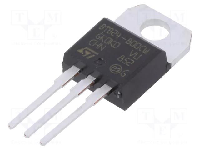 Triac; 800V; 25A; TO220AB; Igt: 35mA STMicroelectronics BTB24-800CWRG