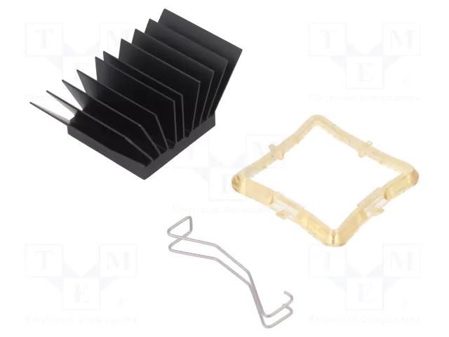 Heatsink: extruded; grilled; BGA; black; L: 29mm; W: 29mm; H: 19.5mm Advanced Thermal Solutions ATS-51290R-C1-R0