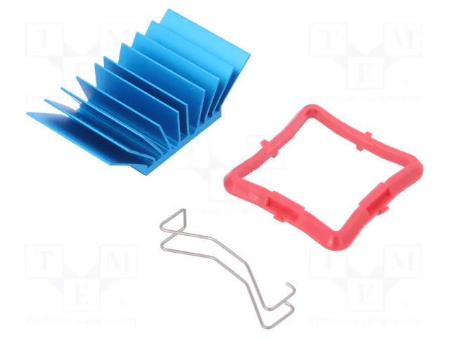 Heatsink: extruded; grilled; BGA; blue; L: 27mm; W: 27mm; H: 12.5mm Advanced Thermal Solutions ATS-50270G-C1-R0