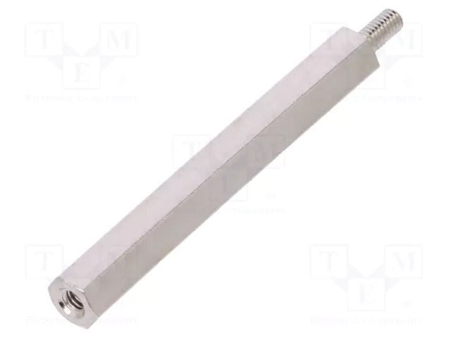 Screwed spacer sleeve; 40mm; Int.thread: M2,5; Ext.thread: M2,5 DREMEC TFM-M2.5X40/DR212