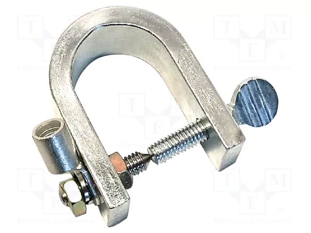 Laboratory clamp; 100A; soldered,crimped; zinc plated steel MUELLER ELECTRIC BU-123