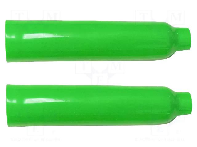 Insulator; green; PVC; 107mm; 2pcs. MUELLER ELECTRIC BU-43PR-5