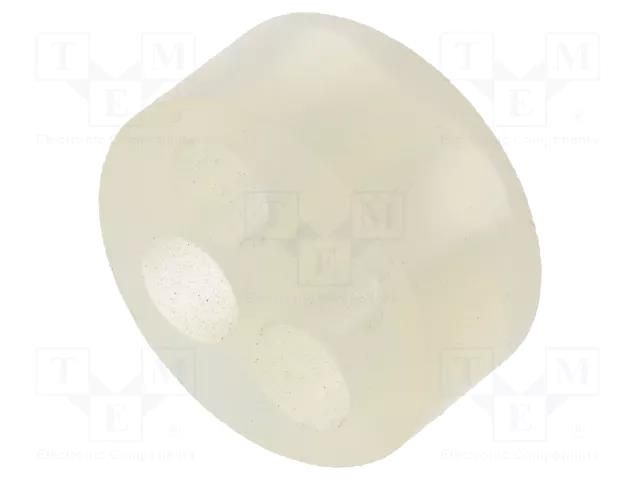 Insert for gland; 9mm; PG29; IP54; silicone; Holes no: 4; -40÷100°C LAPP DIX-29490