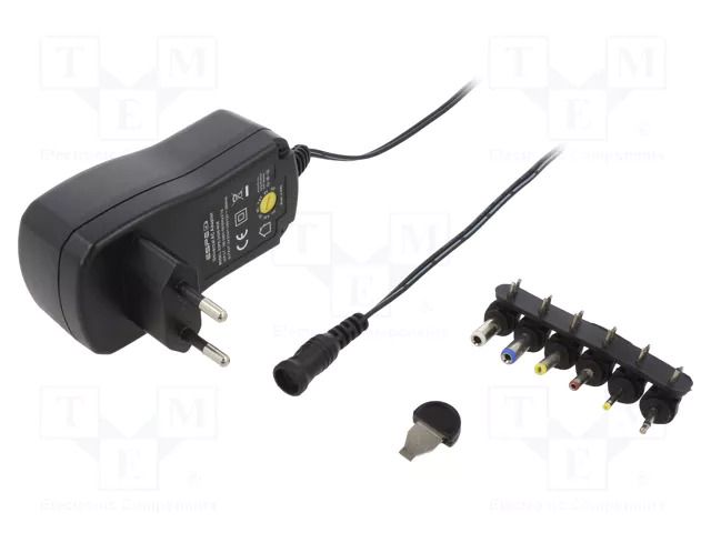 Power supply: switching; mains,universal,plug-in; 3VDC,; 2A; 24W ESPE ESPE-24UN-W2E