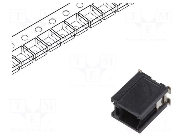 Connector: wire-board; Minitek MicroSpace; socket; male; vertical AMPHENOL COMMUNICATIONS SOLUTIONS 10143578-202KLF