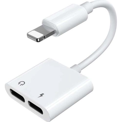 Joyroom S-Y104 headphone Lightning / 2x Lightning adapter - white, Joyroom 6956116718985 6956116718985