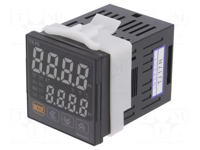 Module: regulator; temperature; on panel,socket; TK4S; -10÷50°C AUTONICS TK4SP-14RR