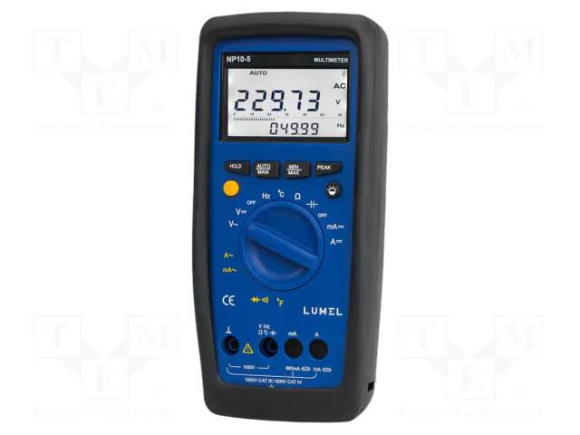 Digital multimeter; LED; 2,8x/s; VDC: 660mV,6.6V,66V,660V,1kV LUMEL NP10-200P1