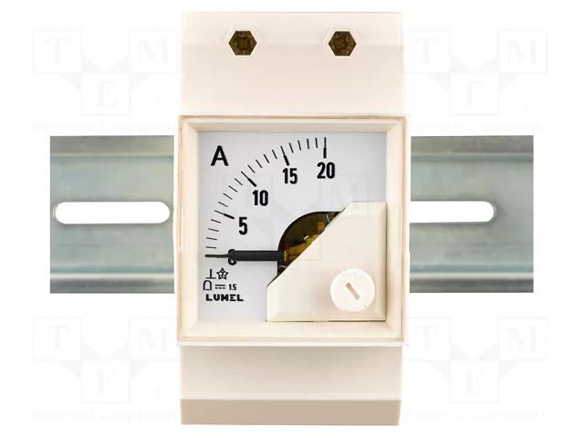 Ammeter; for DIN rail mounting; I AC: 0÷50A; True RMS; Class: 1.5 LUMEL EB16N-E41300000A0