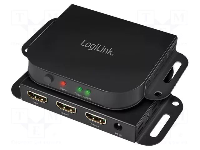 Switch; HDCP 2.2,HDMI 2.0,with holder; Input: HDMI socket x2 LOGILINK CV0142