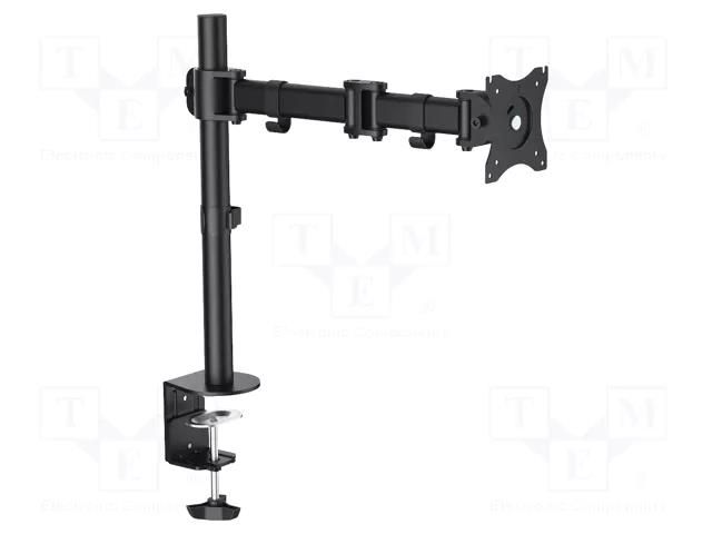 Monitor holder; 8kg; 13÷27"; Arm len: 428mm; for one monitor LOGILINK BP0021