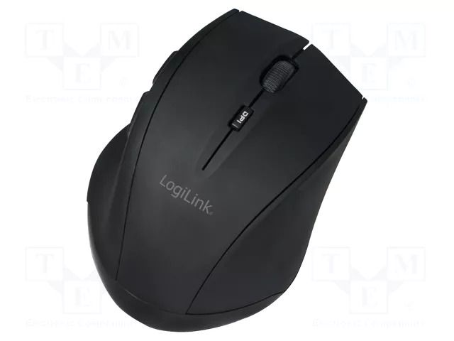 Mouse; black; wireless,optical; DPI change button; No.of butt: 5 LOGILINK ID0032A