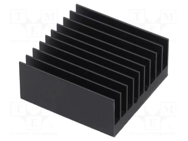 Heatsink: extruded; grilled; BGA; black; L: 32.5mm; W: 32.5mm Advanced Thermal Solutions ATS-54325K-C1-R0