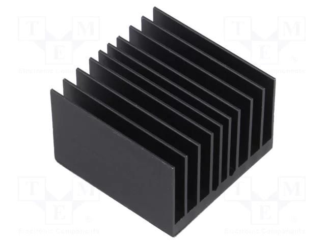 Heatsink: extruded; grilled; BGA; black; L: 37.5mm; W: 37.5mm Advanced Thermal Solutions ATS-54375W-C1-R0