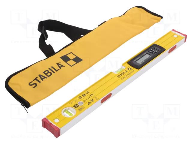 Electronic level; L: 0.61m; IP65; Kit: carrying case STABILA STAB-17677