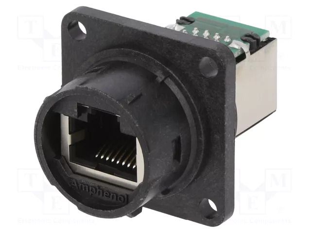 Connector: RJ45; coupler; RJF; PIN: 8; Cat: 5e; unshielded; 8p8c; IP68 AMPHENOL RJF54421