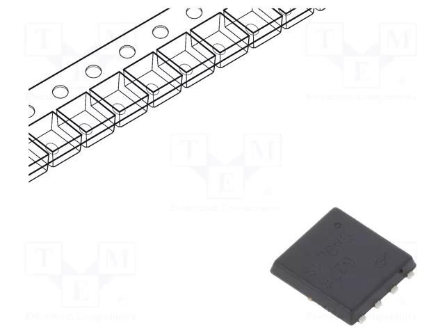 Transistor: N-MOSFET; unipolar; 80V; 100A; 86W; DFN5x6 ALPHA & OMEGA SEMICONDUCTOR AON6276