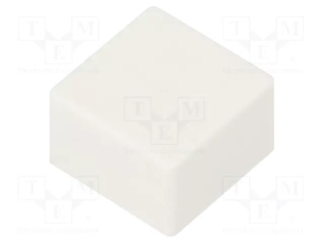 Button; push-in; none; 5.5mm; -25÷70°C; square; white OMRON Electronic Components B32-1260