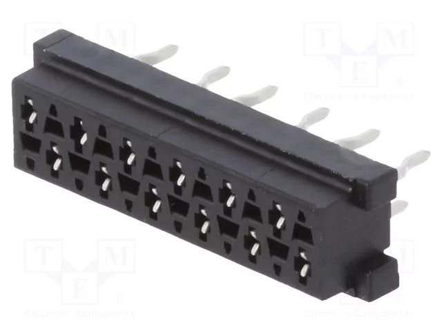 Connector: Micro-MaTch; socket; female; PIN: 12; straight; THT; 2x6 TE Connectivity 1-2178710-2/C