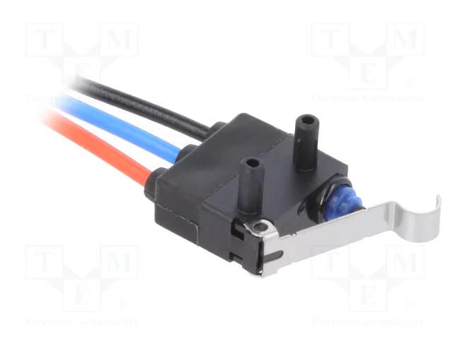Microswitch SNAP ACTION; 0.1A/100VAC; SPDT; ON-(ON); Pos: 2; D2HW OMRON Electronic Components D2HW-BL231M