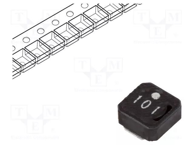 Inductor: ferrite; SMD; 100uH; 0.45A; 1.4Ω; ±20%; VLCF TDK VLCF4020T-101MR26