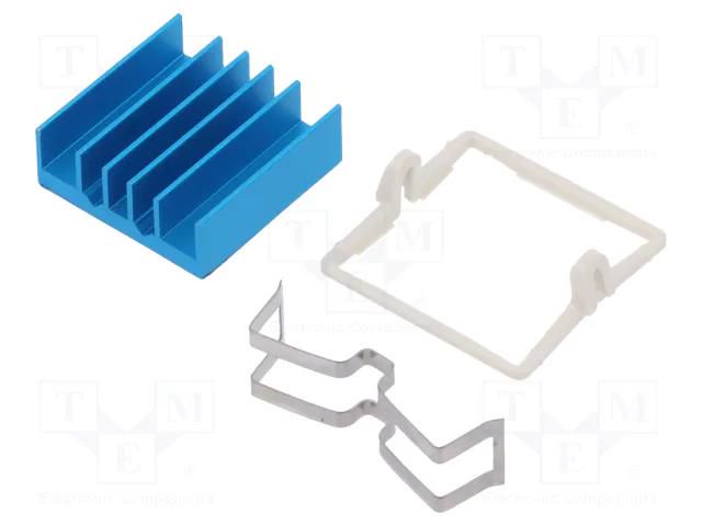 Heatsink: extruded; grilled; BGA; blue; L: 21mm; W: 21mm; H: 7.5mm Advanced Thermal Solutions ATS-X53210B-C1-R0