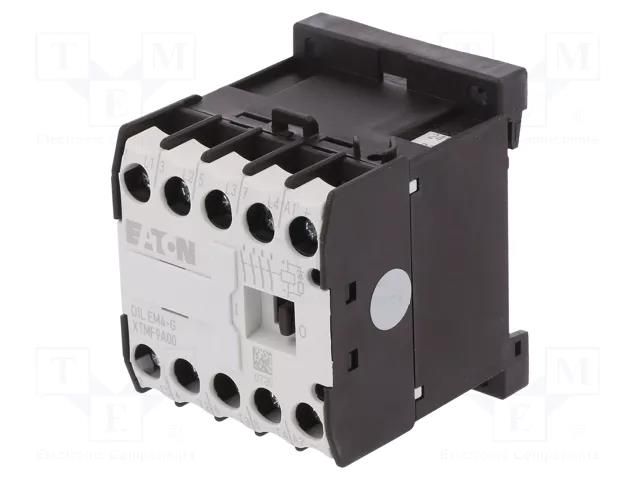 Contactor: 3-pole; NO x3; 24VDC; 8.8A; DILEM; screw terminals; 4kW EATON ELECTRIC DILEM-4-G-24DC