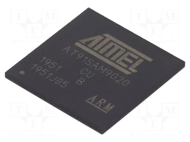 IC: ARM microprocessor; ARM926; 0.9÷1.1VDC; SMD; LFBGA217 MICROCHIP TECHNOLOGY AT91SAM9G20B-CU