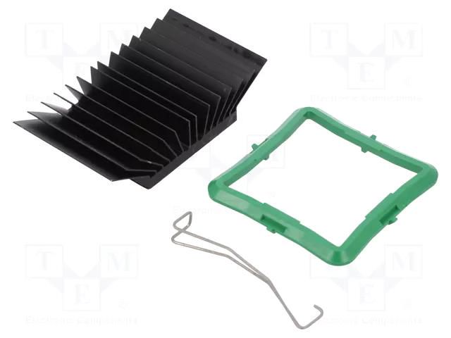 Heatsink: extruded; grilled; BGA; black; L: 40mm; W: 40mm; H: 14.5mm Advanced Thermal Solutions ATS-51400K-C1-R0