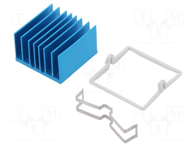 Heatsink: extruded; grilled; BGA; blue; L: 29mm; W: 29mm; H: 17.5mm Advanced Thermal Solutions ATS-X53290P-C1-R0