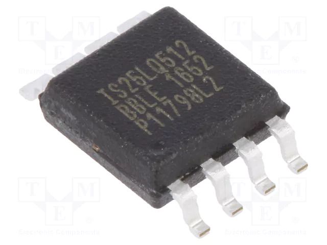 IC: FLASH memory; 512kbFLASH; SPI; 104MHz; 2.3÷3.6V; SO8; serial ISSI IS25LQ512B-JBLE