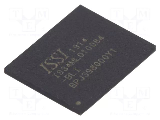 IC: FLASH memory; 1GbFLASH; parallel 8bit; VFBGA63; parallel ISSI IS34ML01G084-BLI