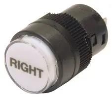 PANEL INDICATOR W/ LEGEND, RED, 16MM YB02VA003