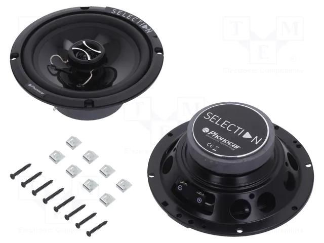 Car loudspeakers; two-way; 165mm; 90W; 80÷20000Hz; 4Ω PHONOCAR PHONOCAR-02046