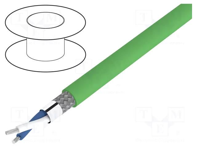 Wire; BiTsensor; 1x2x0.22mm2; RS485,data transmission; stranded BITNER BITNER-LP0178