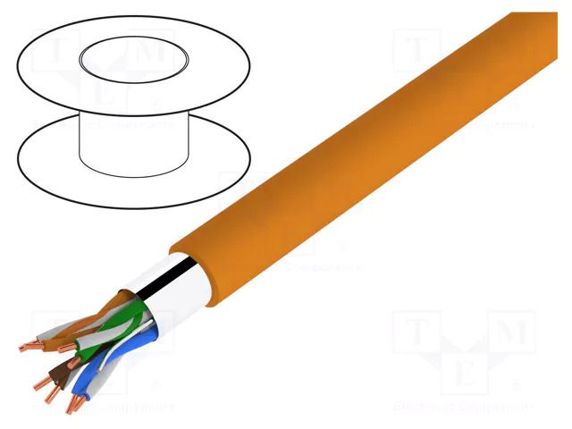Wire; BiTLAN,F/UTP; 4x2x24AWG; 5e; wire; Cu; data transmission BITNER BITNER-TI0009