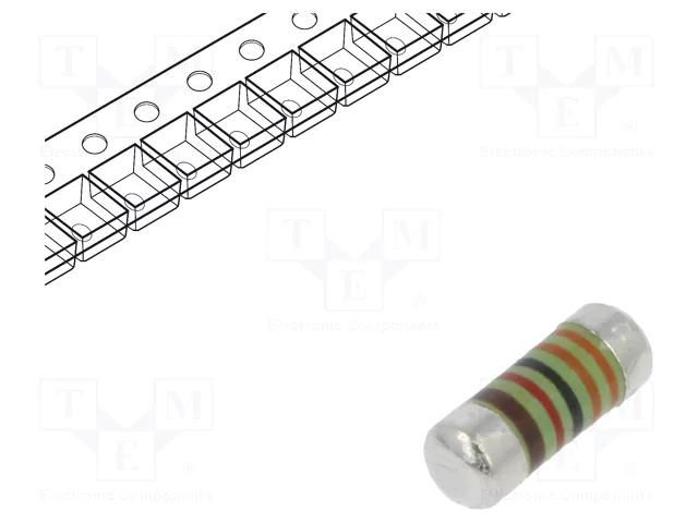 Resistor: thin film; SMD; 0204 MiniMELF; 33kΩ; 250mW; ±1%; 50ppm/°C VISHAY SMM02040C3302FB300