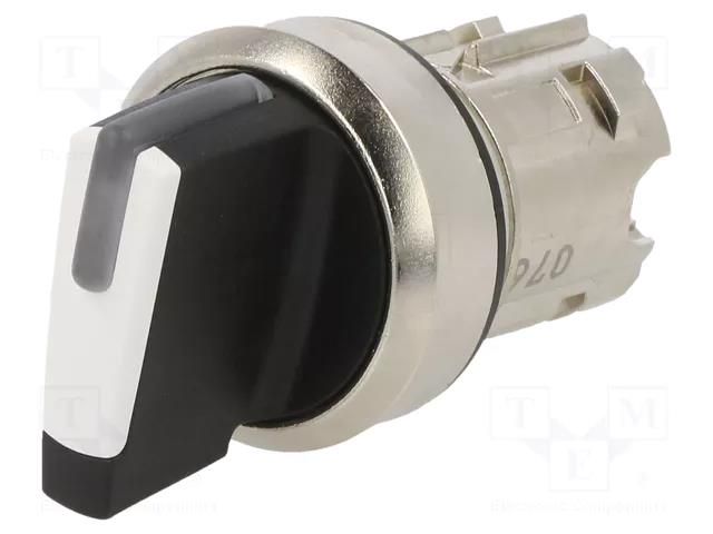 Switch: rotary; 22mm; Stabl.pos: 3; white; depending on the holder SIEMENS 3SU1052-2BL60-0AA0