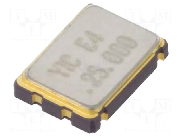 Generator: quartz; 25MHz; SMD; 3.3V; ±50ppm; -20÷70°C; 7x5x1.4mm YIC OSC25M-3.32/S7