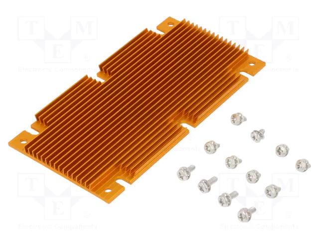 Heatsink: extruded; grilled; BGA; golden; L: 117mm; W: 61mm; H: 6.1mm Advanced Thermal Solutions ATS-1108-C1-R0