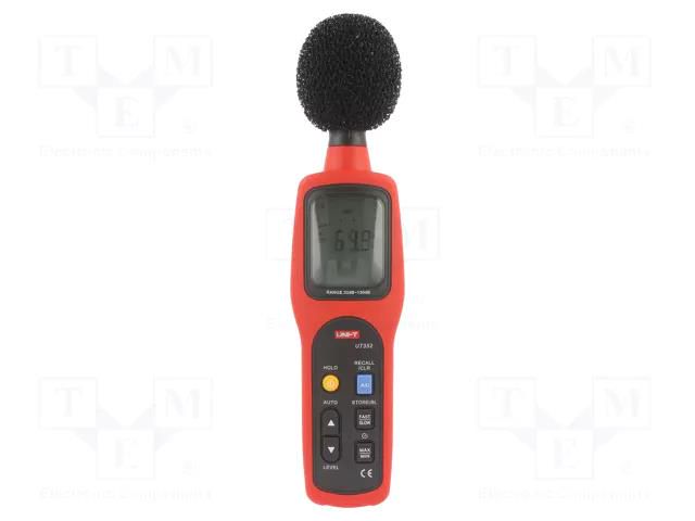Meter: sound level; LCD; Sound level: 30÷130dB; 273x70x39mm UNI-T UT352