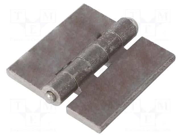 Hinge; Width: 60mm; steel; H: 60mm; without coating,for welding ELESA+GANTER GN1366ST60-60A-BL