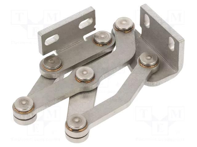 Hinge; stainless steel; 40mm; left,pivoting ELESA+GANTER GN7237-NI-40-L-MT