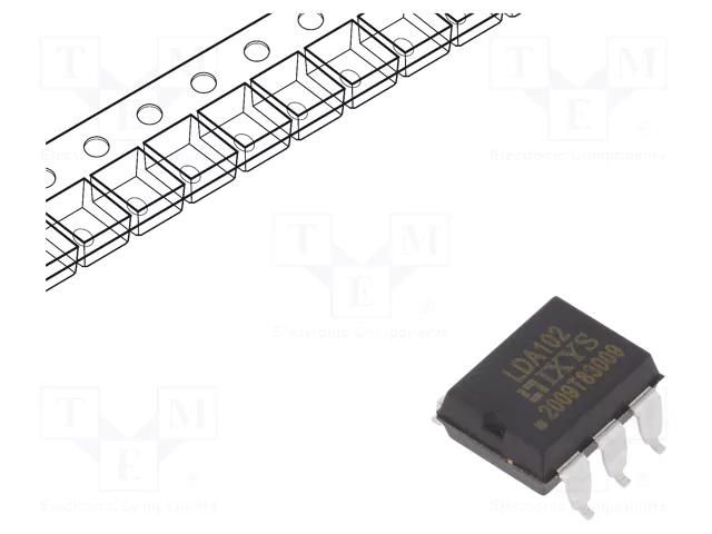 Optocoupler; SMD; Ch: 1; OUT: Darlington; 3.75kV; 50mA IXYS LDA102STR