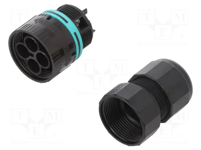 Connector: AC supply; screw terminal; male; TH387; 17.5A; 450V TECHNO THB.387.A2A