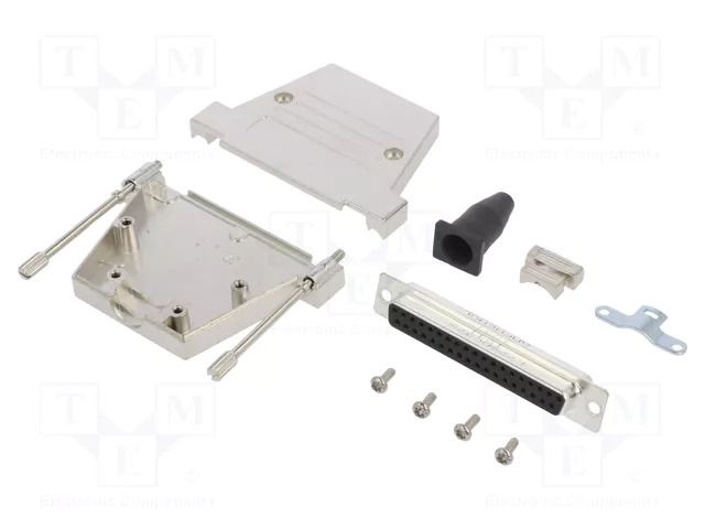 Connector: D-Sub; PIN: 37; female; straight; soldering; for cable AMPHENOL COMMUNICATIONS SOLUTIONS DTSL-RGLJST-37FSSL