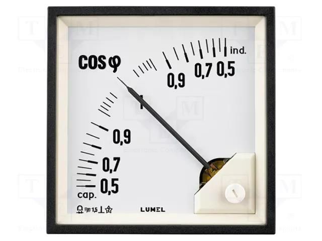 Meter: power; analogue,mounting; three-phase,symmetric; 5A; 230V LUMEL FA39-3A5040000